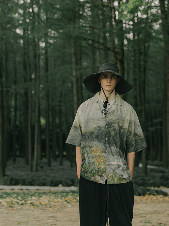 Harsh and Cruel Paris Old King's Palace Cuban Shirt