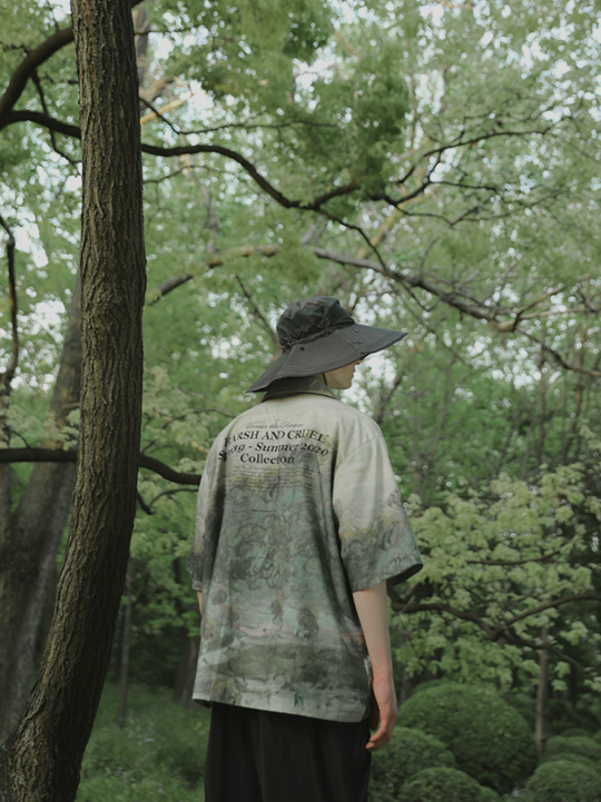 Harsh and Cruel Paris Old King's Palace Cuban Shirt