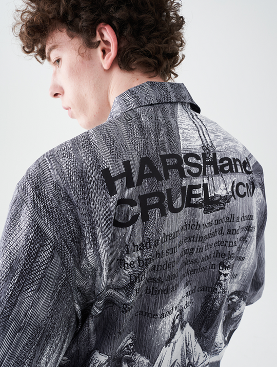 Harsh and Cruel The Last Supper Print Cuban Shirt