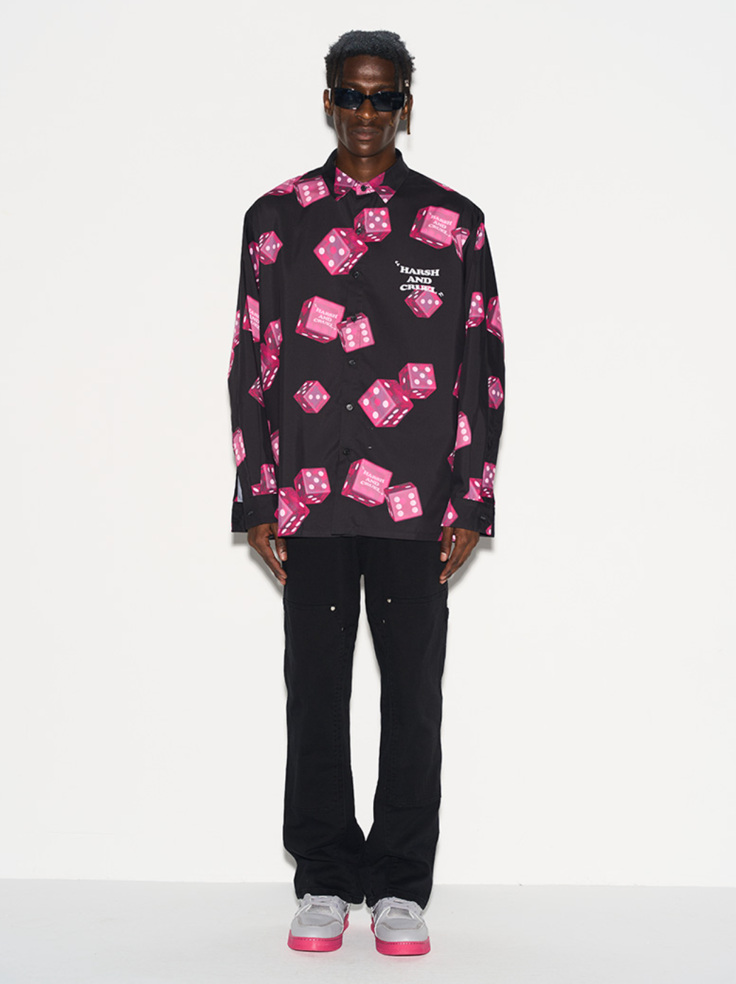 Harsh and Cruel 3D Dice Full Print L/S Shirt