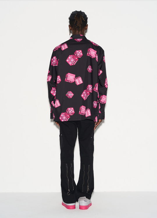 Harsh and Cruel 3D Dice Full Print L/S Shirt