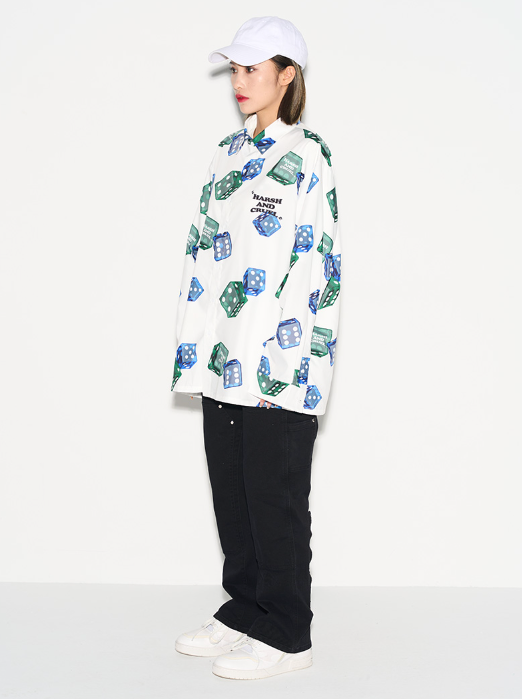 Harsh and Cruel 3D Dice Full Print L/S Shirt