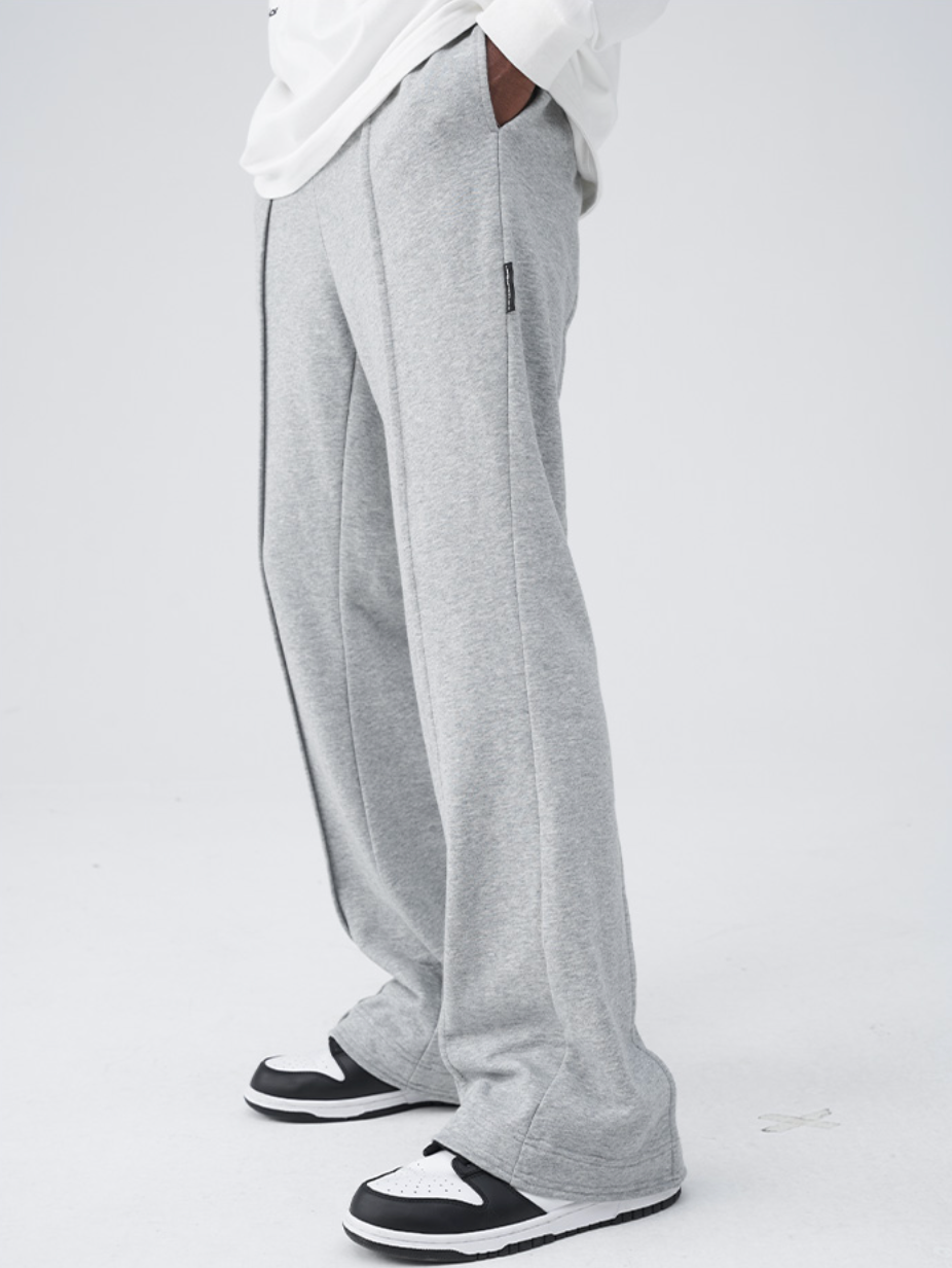 Harsh and Cruel Standing Cut Structured Line Sweatpants