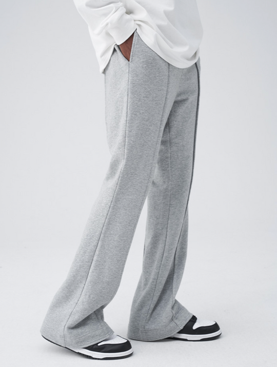 Harsh and Cruel Standing Cut Structured Line Sweatpants