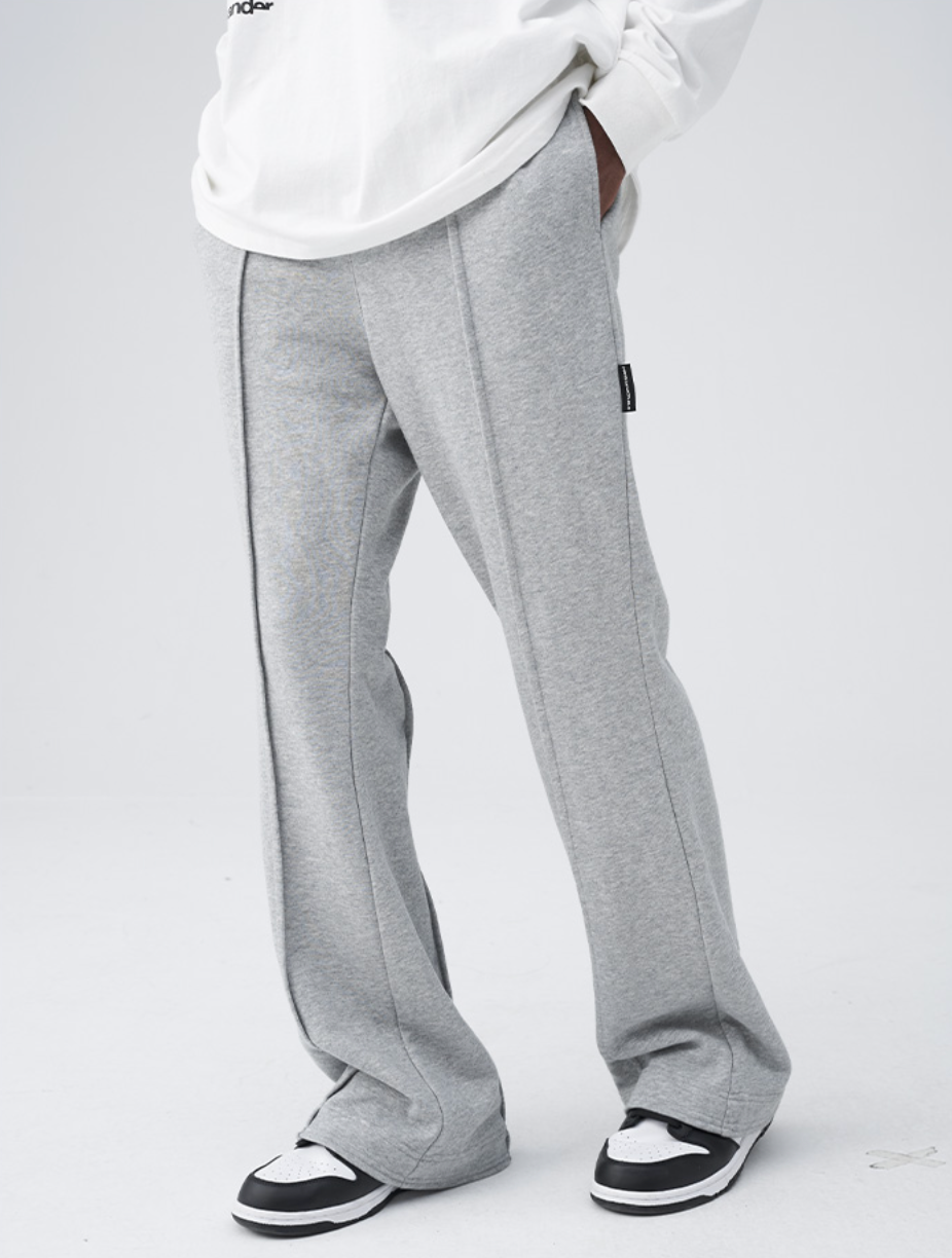 Harsh and Cruel Standing Cut Structured Line Sweatpants