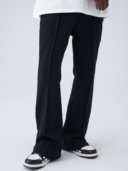 Harsh and Cruel Standing Cut Structured Line Sweatpants