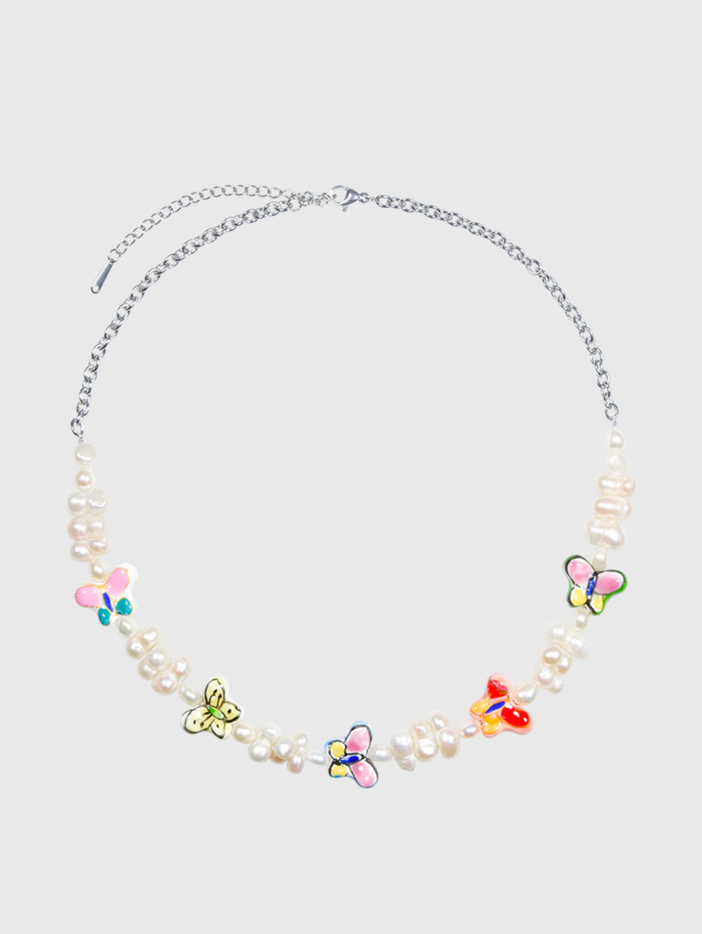 AWE Cloud Butterfly Pearl Necklace