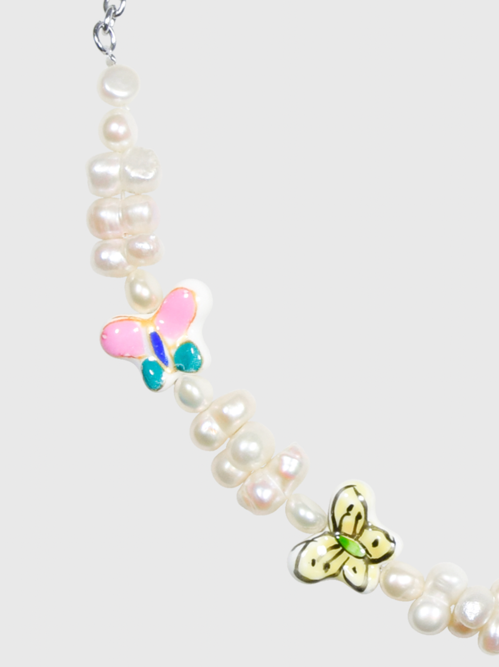 AWE Cloud Butterfly Pearl Necklace