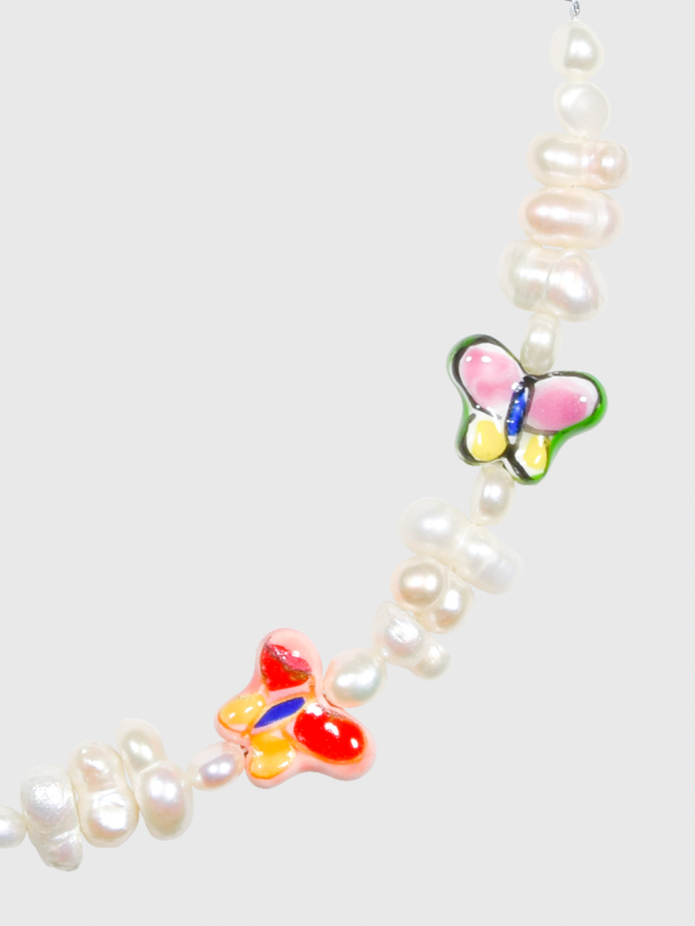AWE Cloud Butterfly Pearl Necklace