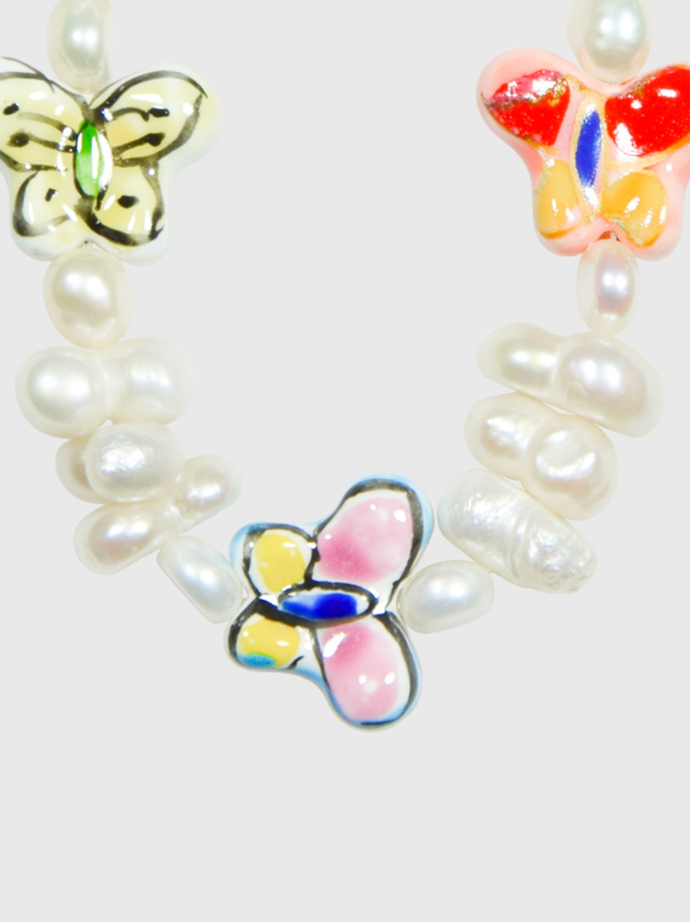 AWE Cloud Butterfly Pearl Necklace