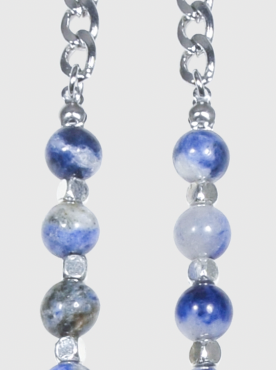 AWE Skull Smiley Daisy Necklace