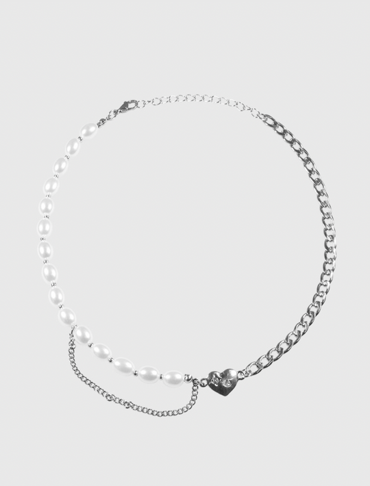 AWE Pearl Love Double Necklace
