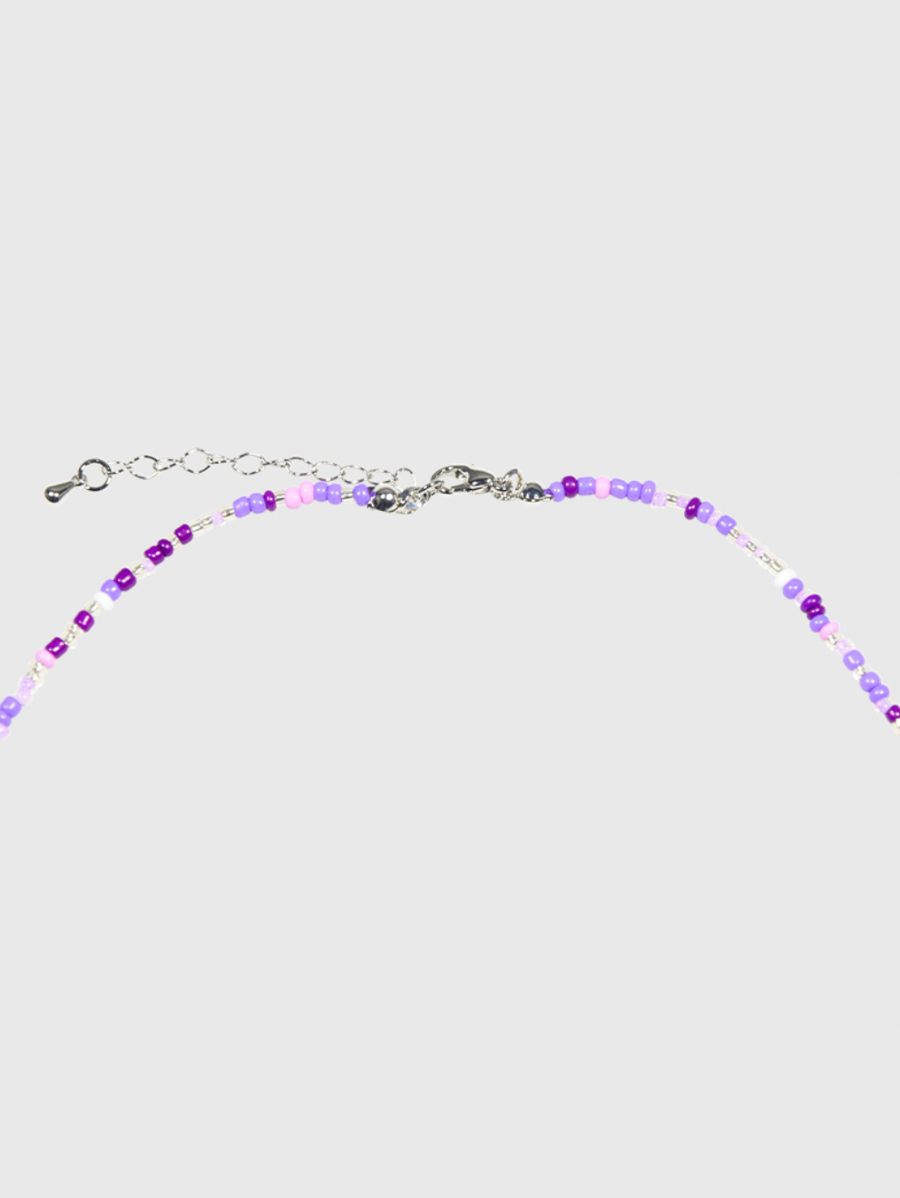 AWE Candy Color Beaded Flower Necklace