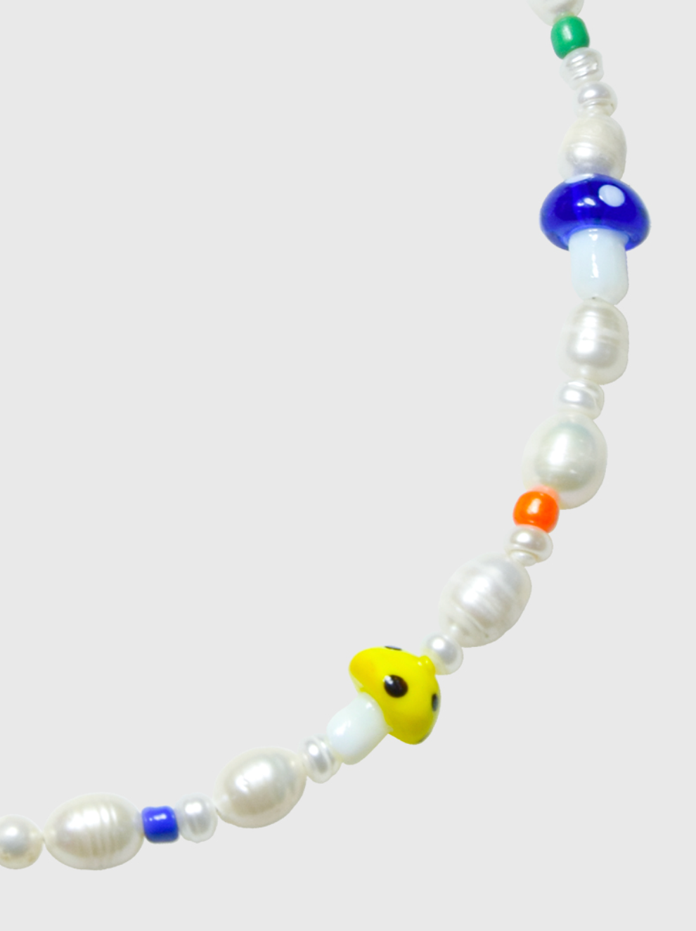 AWE Multicolor Mushroom Necklace