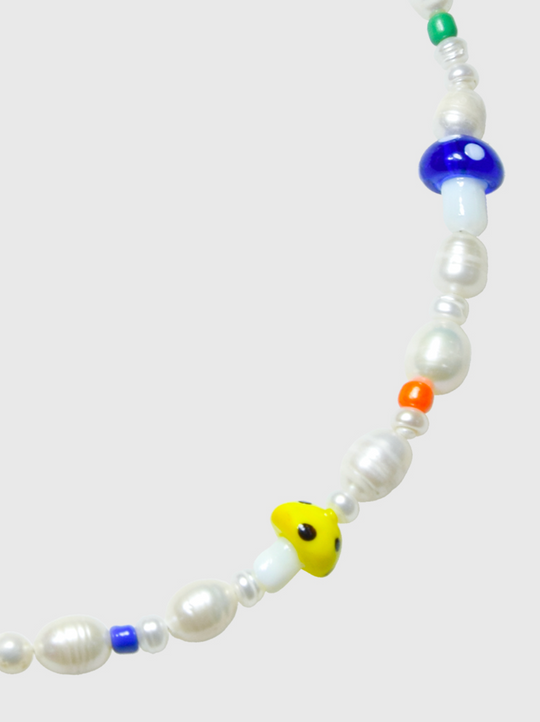 AWE Multicolor Mushroom Necklace