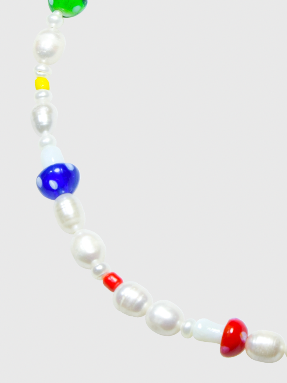 AWE Multicolor Mushroom Necklace