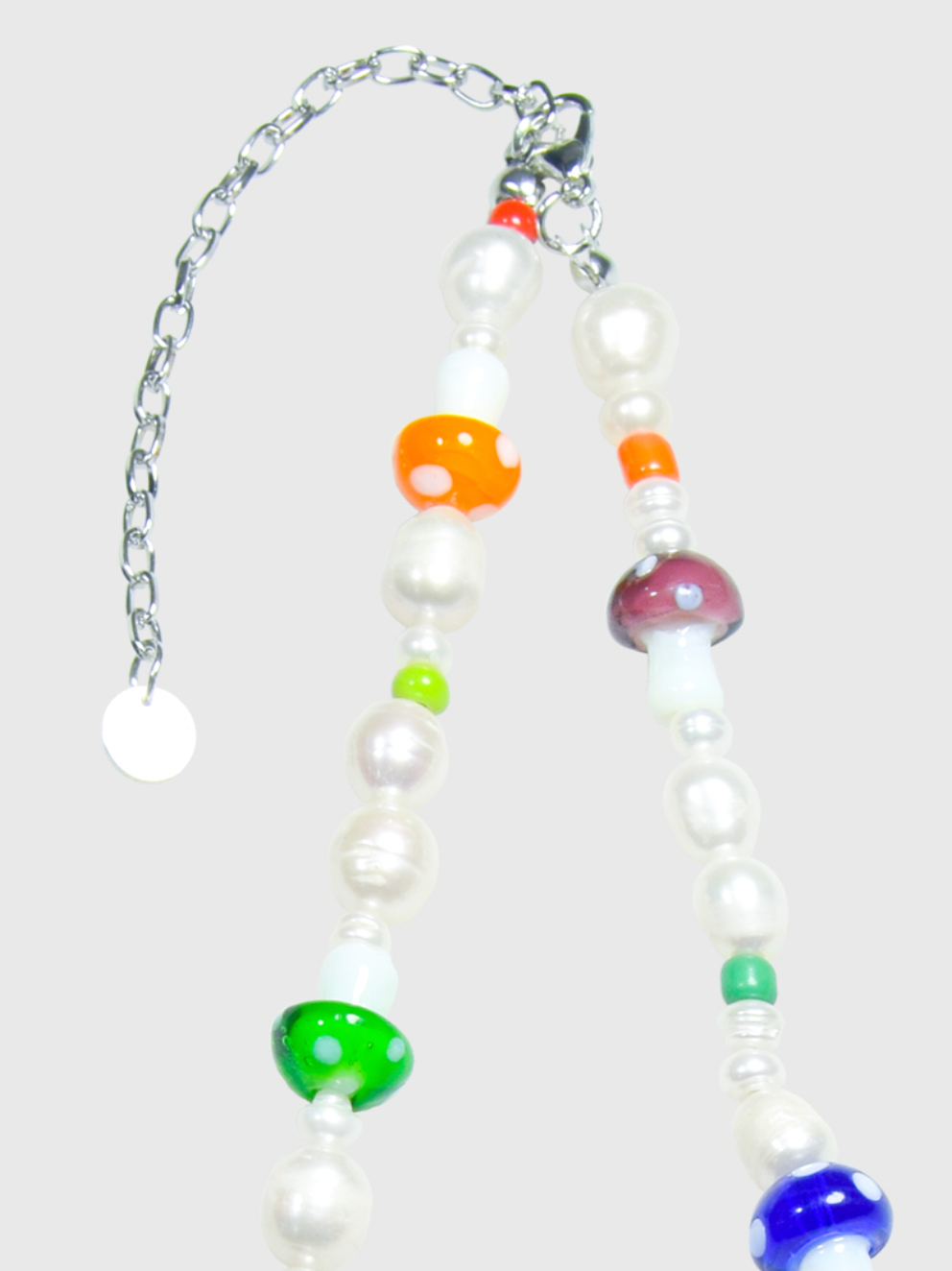 AWE Multicolor Mushroom Necklace