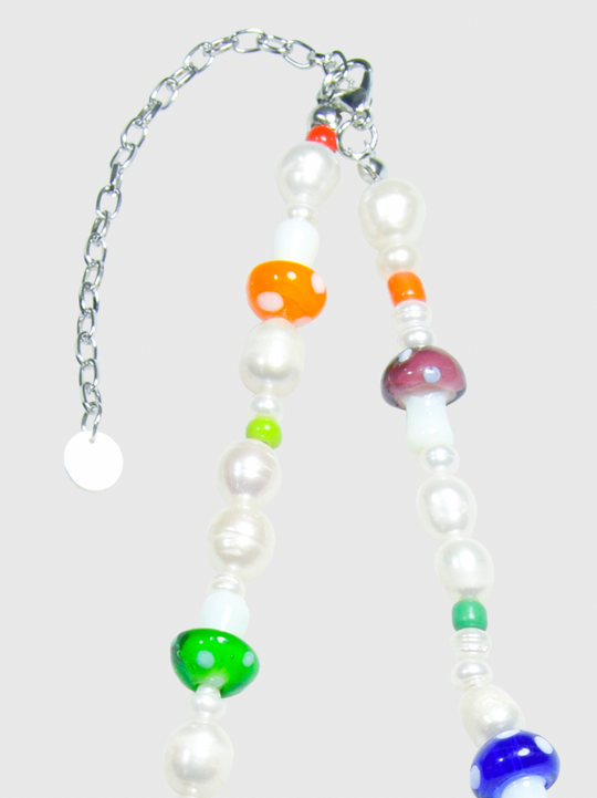 AWE Multicolor Mushroom Necklace