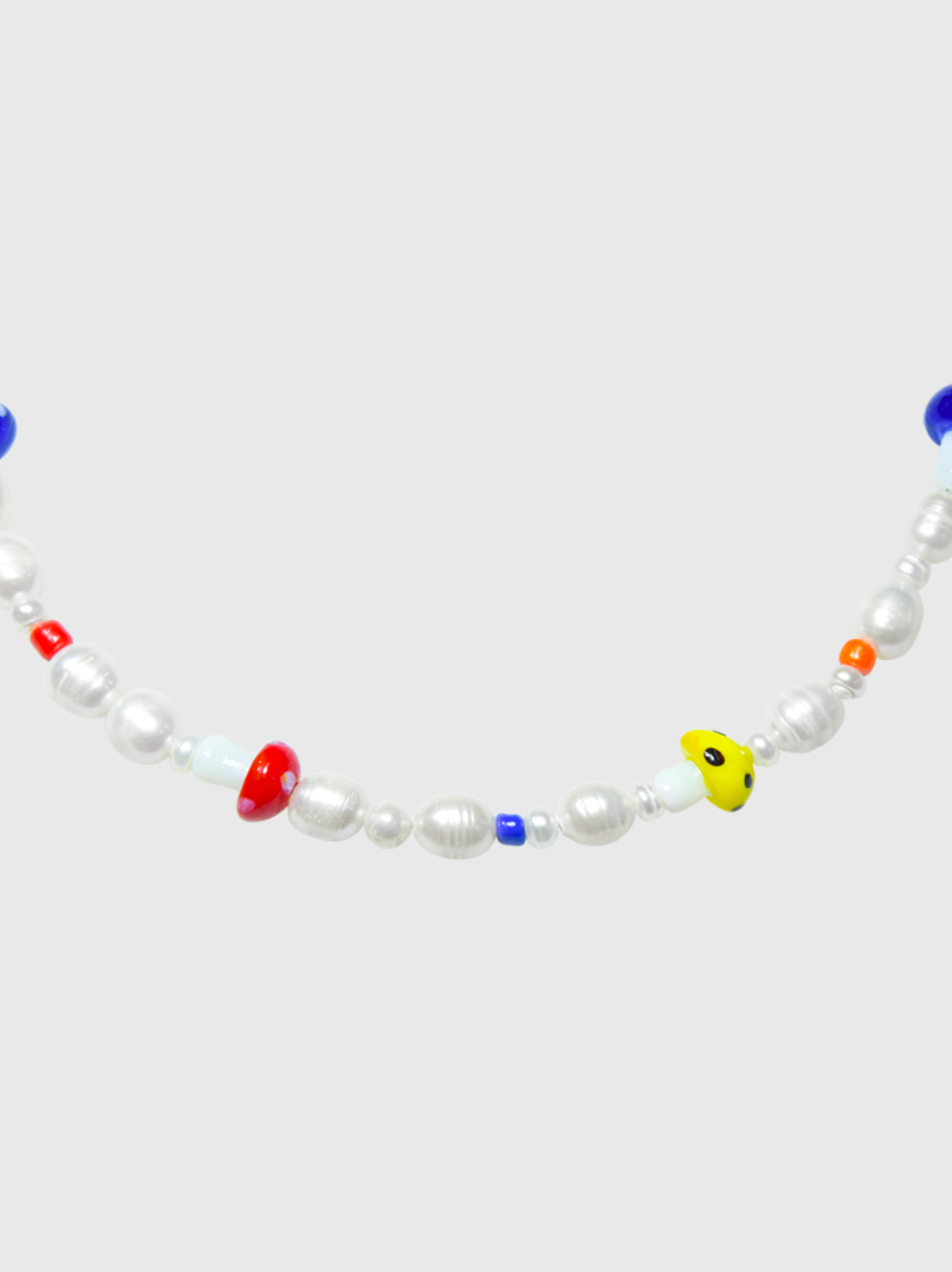 AWE Multicolor Mushroom Necklace