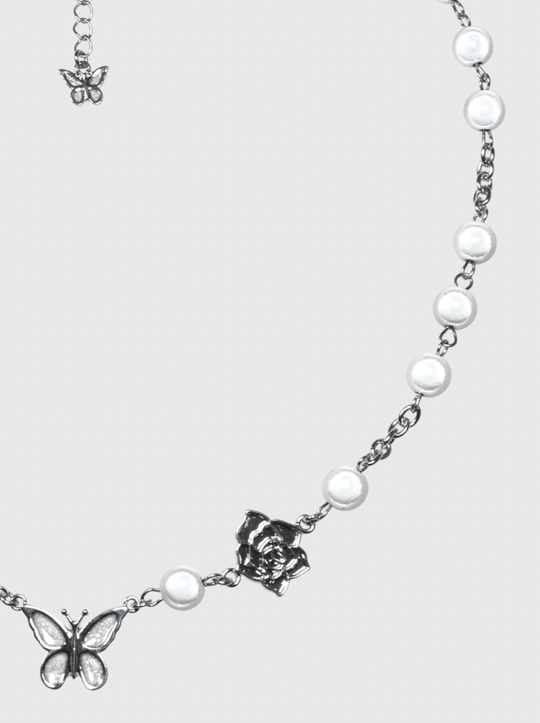 AWE Butterfly Daisy Necklace