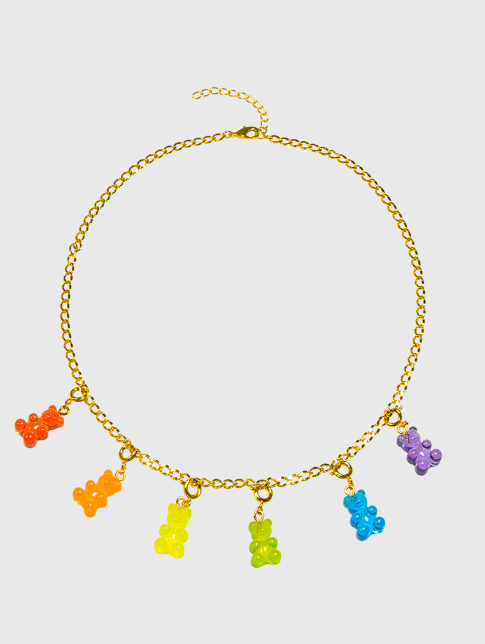 AWE Clear Gummy Bear Necklace