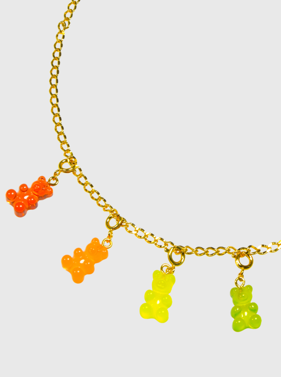 AWE Clear Gummy Bear Necklace