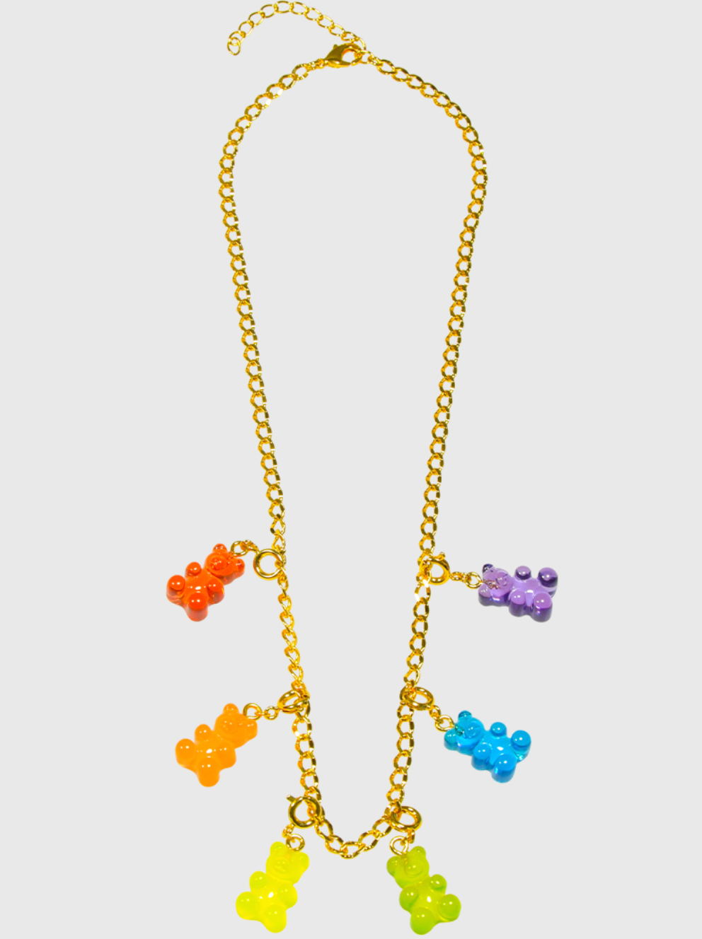 AWE Clear Gummy Bear Necklace