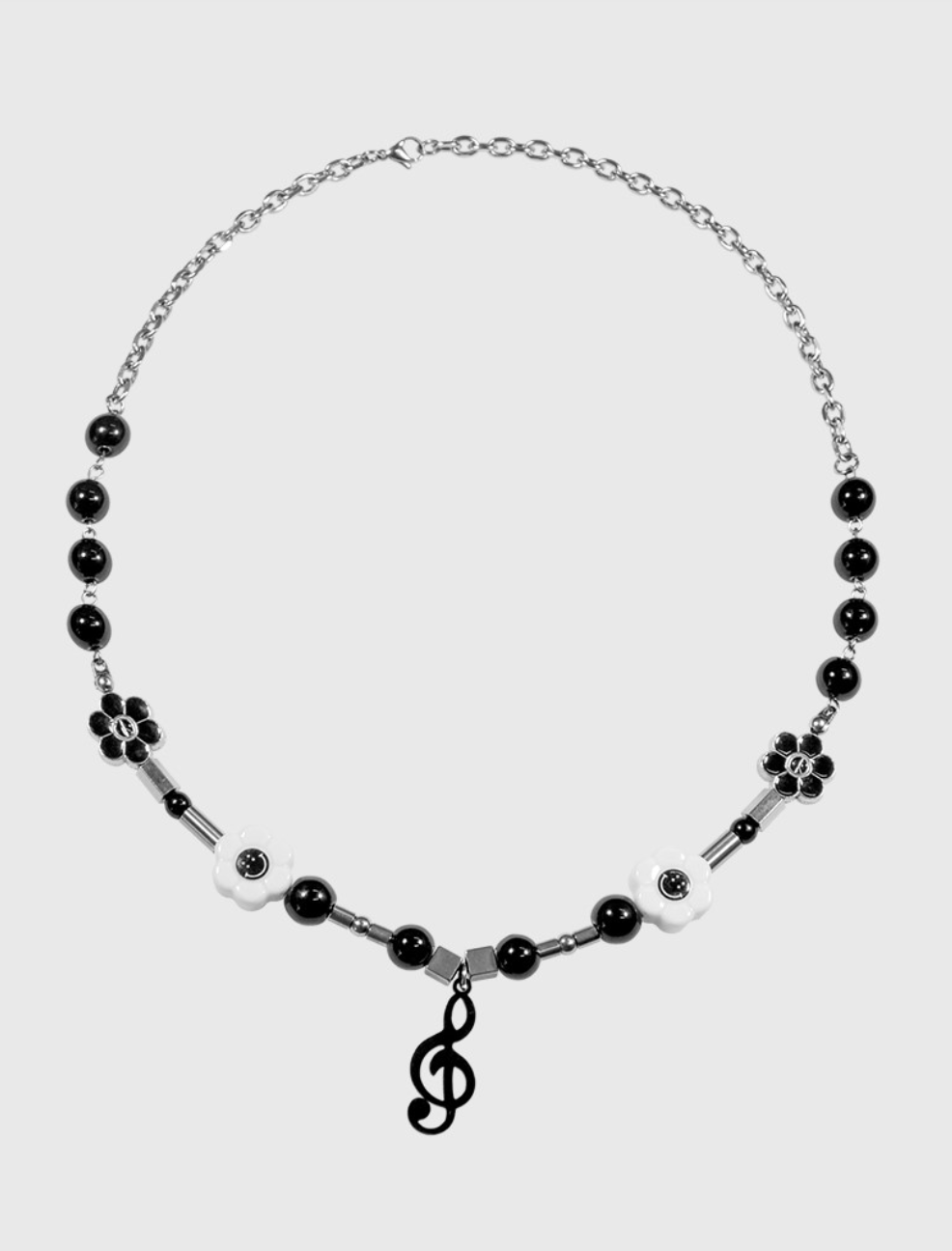 AWE Black Note Necklace