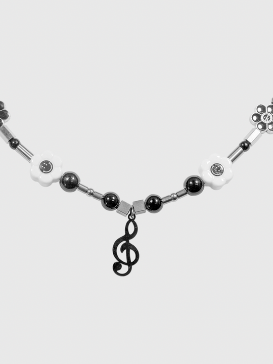 AWE Black Note Necklace