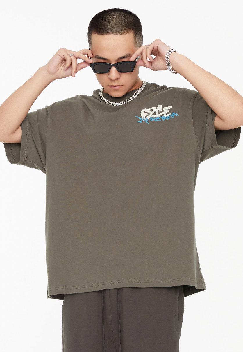 F2CE Vintage Print Youth Old Retro Tee