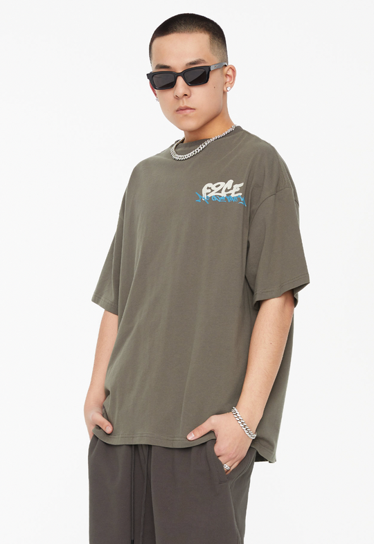 F2CE Vintage Print Youth Old Retro Tee