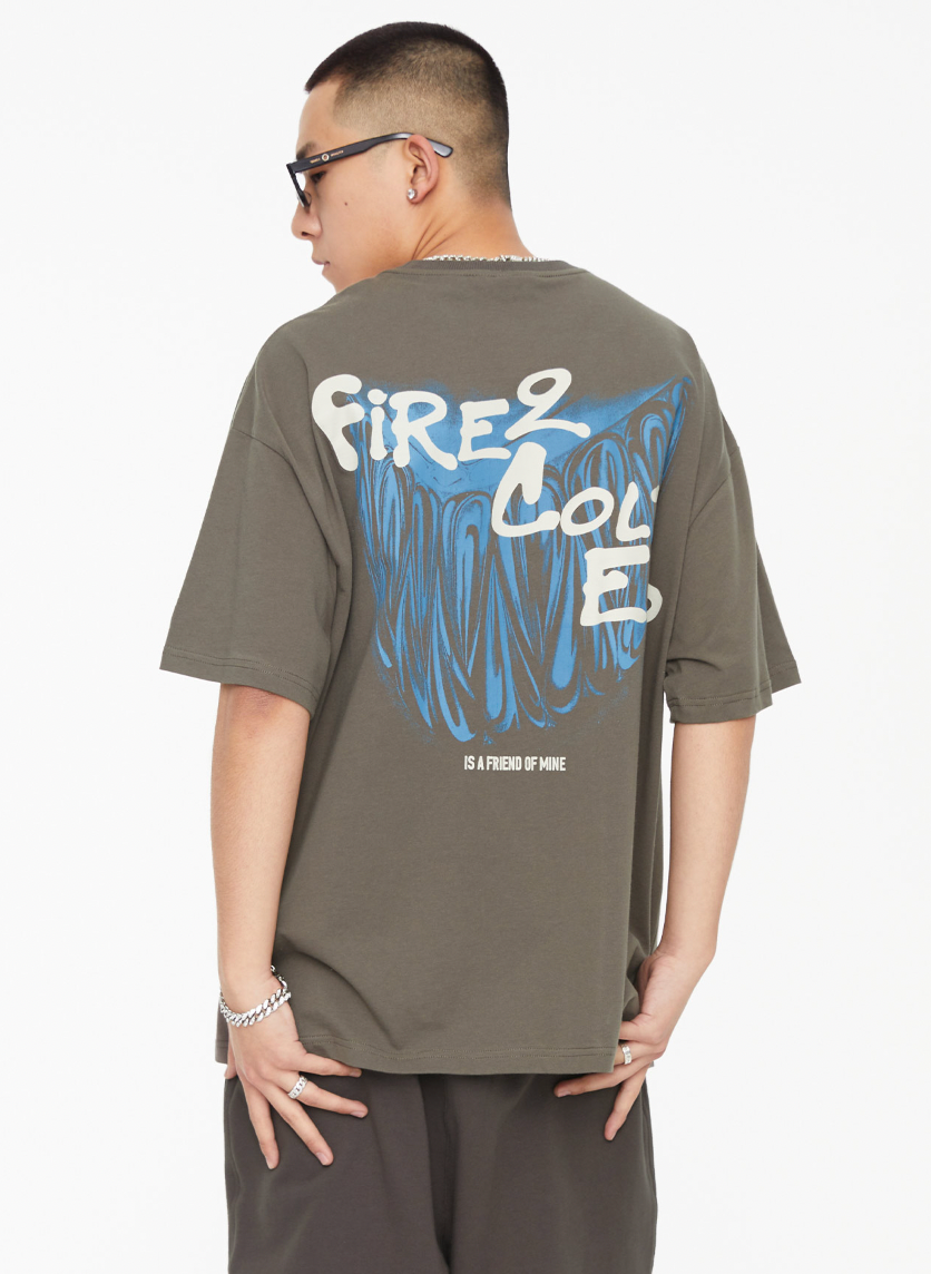 F2CE Vintage Print Youth Old Retro Tee