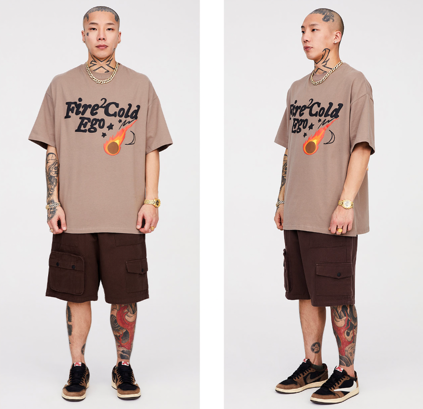 F2CE Foam Full Letter Printing Tee