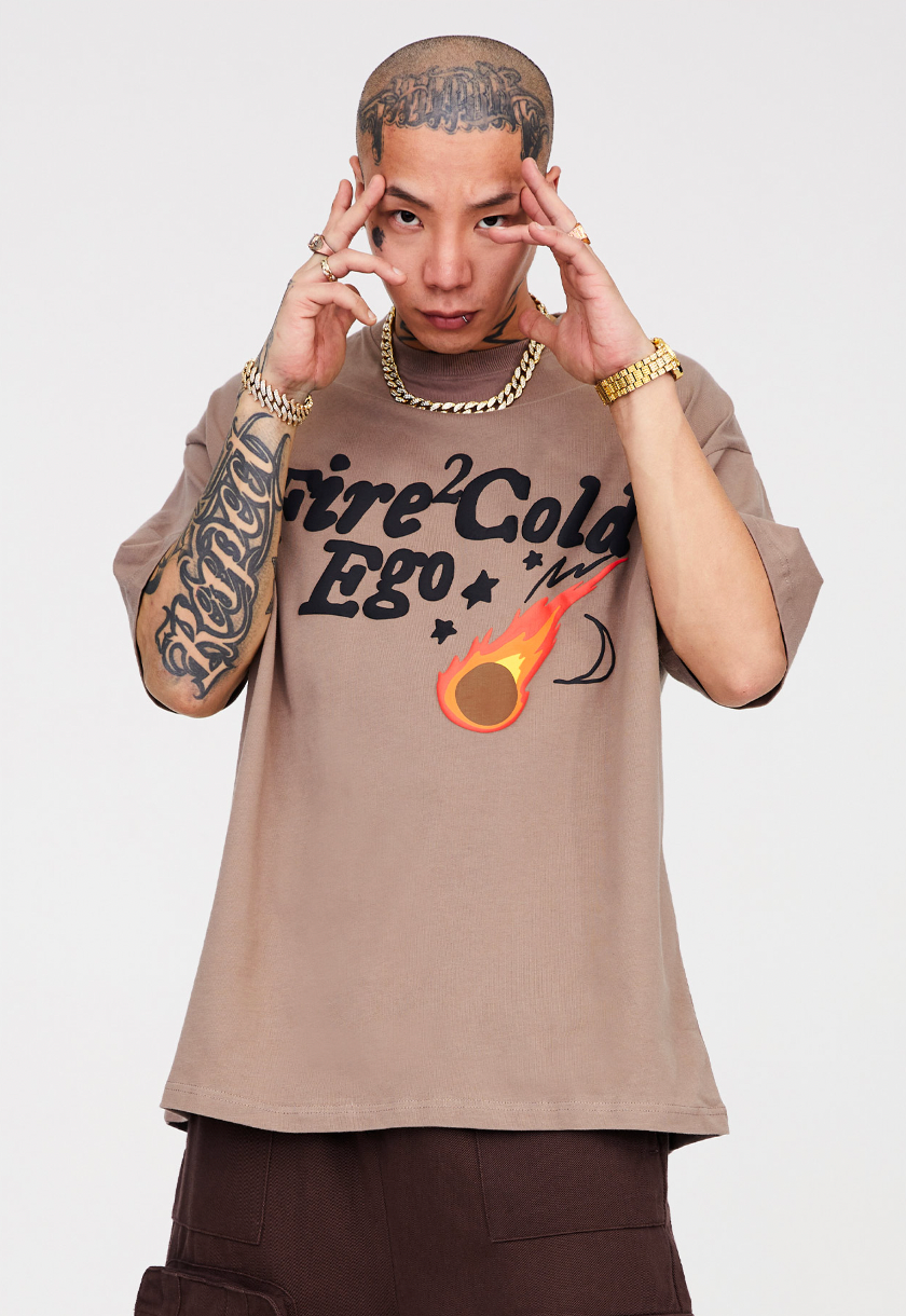 F2CE Foam Full Letter Printing Tee