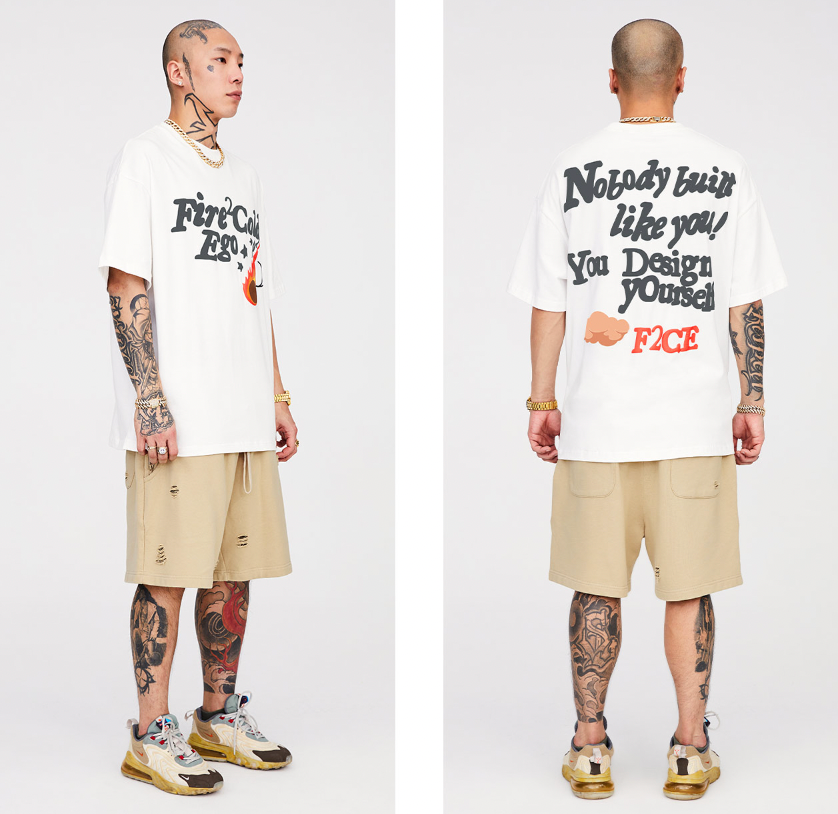 F2CE Foam Full Letter Printing Tee