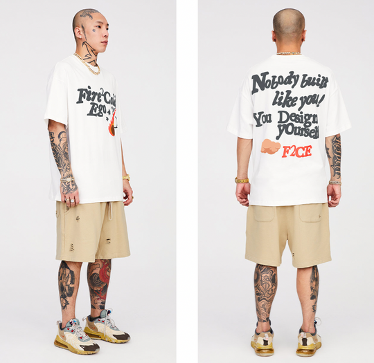 F2CE Foam Full Letter Printing Tee