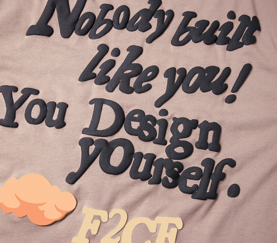 F2CE Foam Full Letter Printing Tee