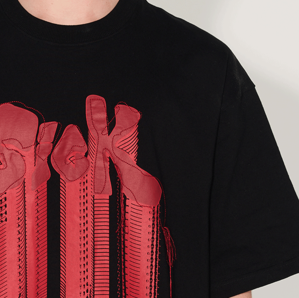 Harsh and Cruel BLIND x Harsh and Cruel Sick Embroidered Tee