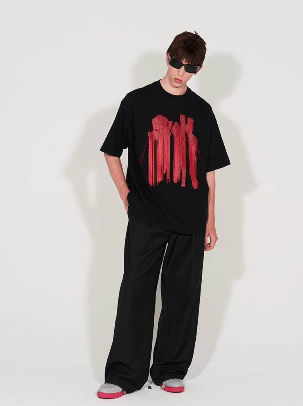 Harsh and Cruel BLIND x Harsh and Cruel Sick Embroidered Tee