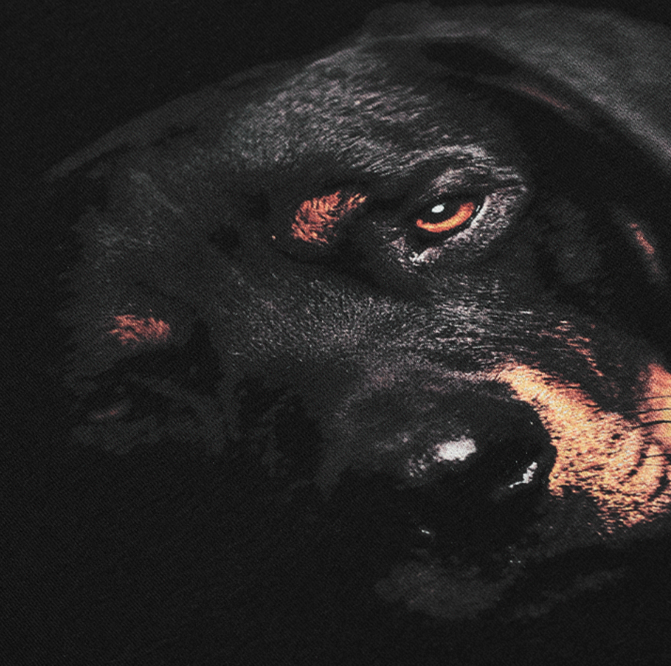 Harsh and Cruel Rottwieiler Printed Hoodie