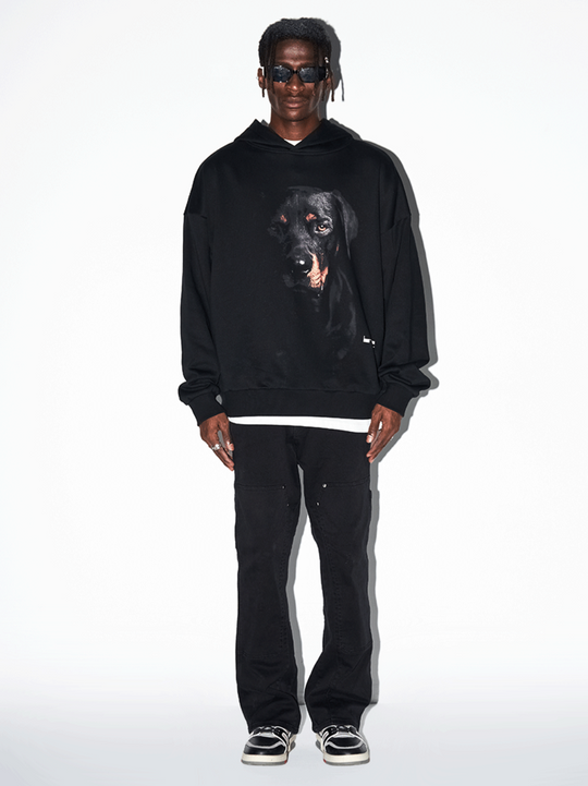 Harsh and Cruel Rottwieiler Printed Hoodie