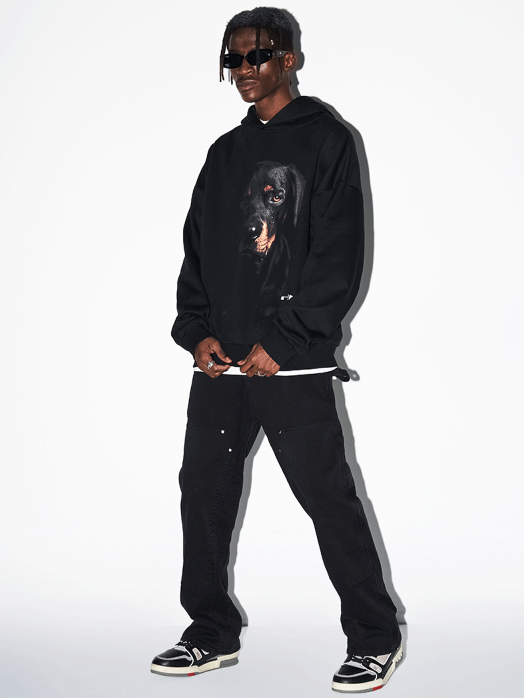 Harsh and Cruel Rottwieiler Printed Hoodie