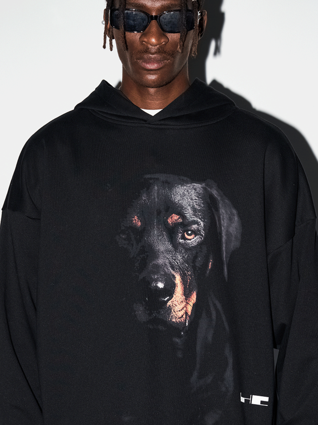 Harsh and Cruel Rottwieiler Printed Hoodie