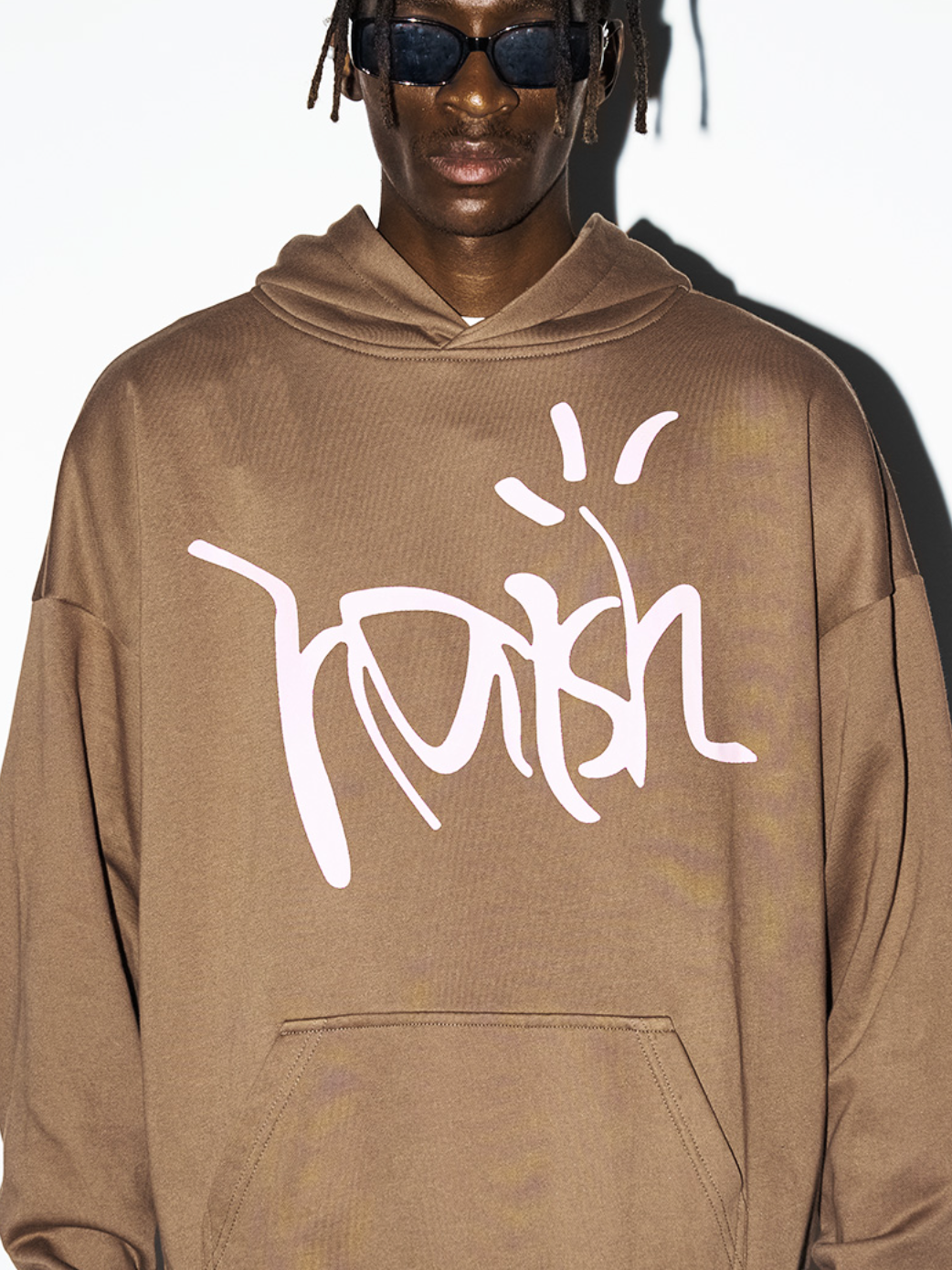 Harsh and Cruel Handpainted Logo Printed Hoodie