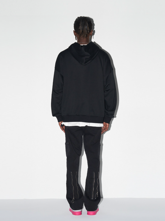 Harsh and Cruel Vitruvian Man Printed Hoodie