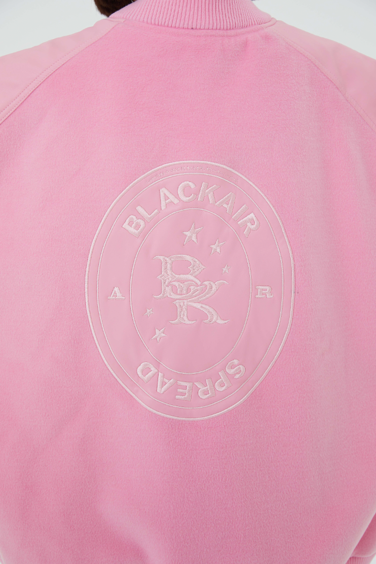 F3F Select Spelling Embroidered Baseball Jacket