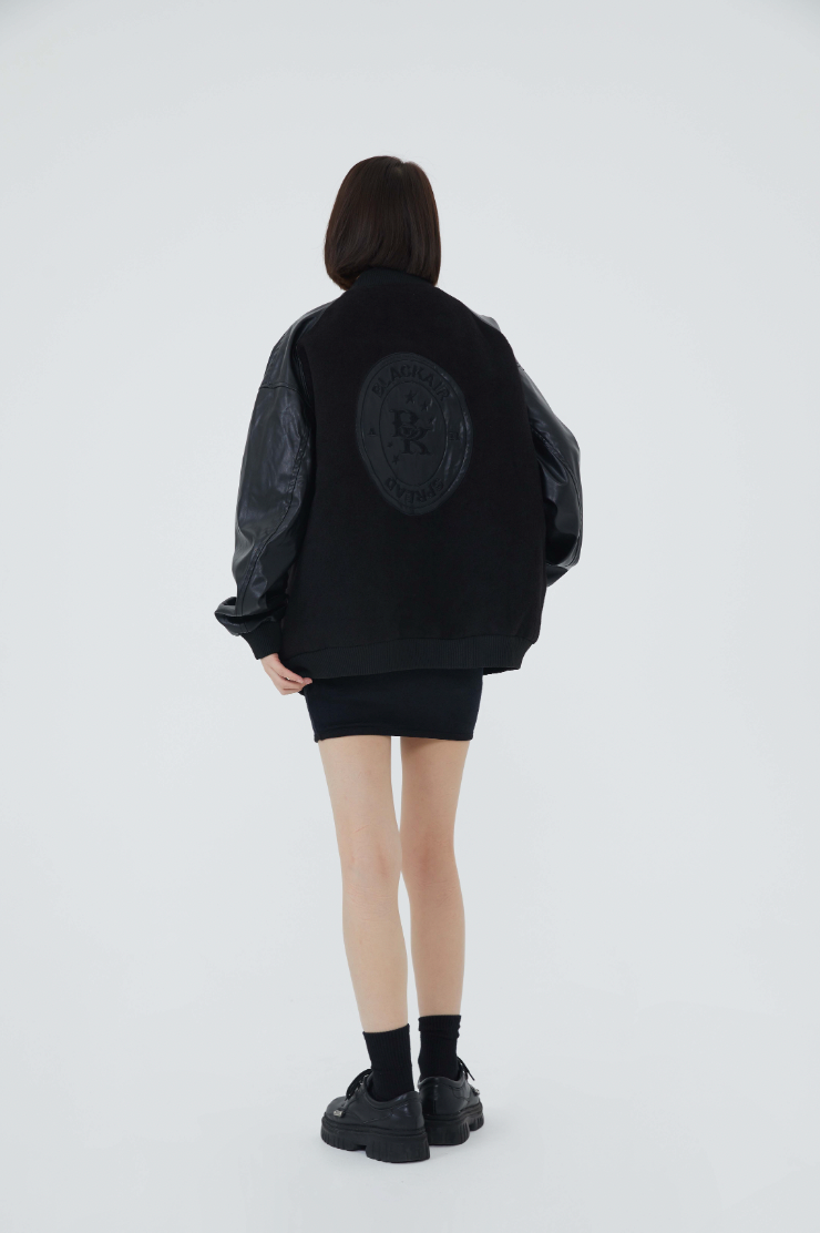 F3F Select Spelling Embroidered Baseball Jacket