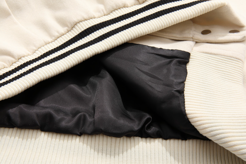 F3F Select Poker Flocking Embroidered Baseball Jacket