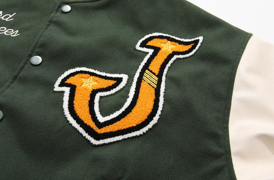 F3F Select Shark Flock Embroidered Baseball Jacket