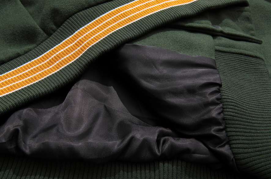 F3F Select Shark Flock Embroidered Baseball Jacket